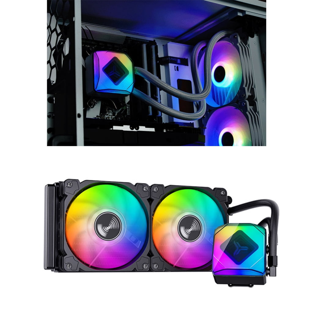 Zeiwohndc Efficient CPU Liquid Cooler CPU Cooler ARGB Light for LGA 1700/1200/115X/2011