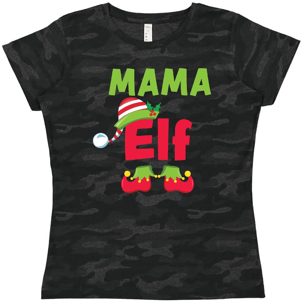 Inktastic Christmas Mama Elf Women's T-Shirt