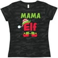 thumbnail image 3 of Inktastic Christmas Mama Elf Women's T-Shirt, 3 of 5