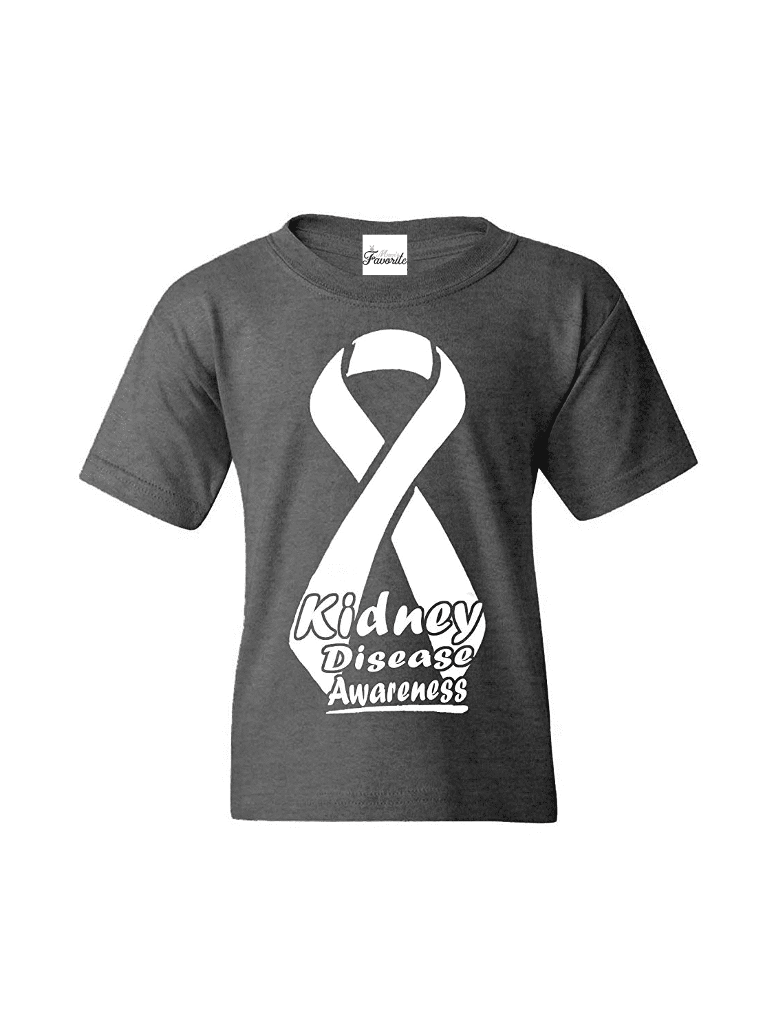 Mom's Favorite Youth Kidney Disease Awareness TShirt For Girls and