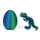 thumbnail image 2 of Dragón Con Dinosaurio Dentro 3D Toy Impreso Regalo Pascua () Verde, 2 of 2