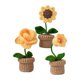 thumbnail image 5 of Advancent Crochet Kit Accessories Handmade Crocheted Planter Beginners Kids for Teens  Almacenamiento y organización del hogar Amarillo 11cm, 5 of 6