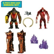 Godzilla x Kong : The New Empire Godzilla vs Shimo Figure and Kong vs Skar King 6 Figures 4-Pack Playmates Toys Bundle