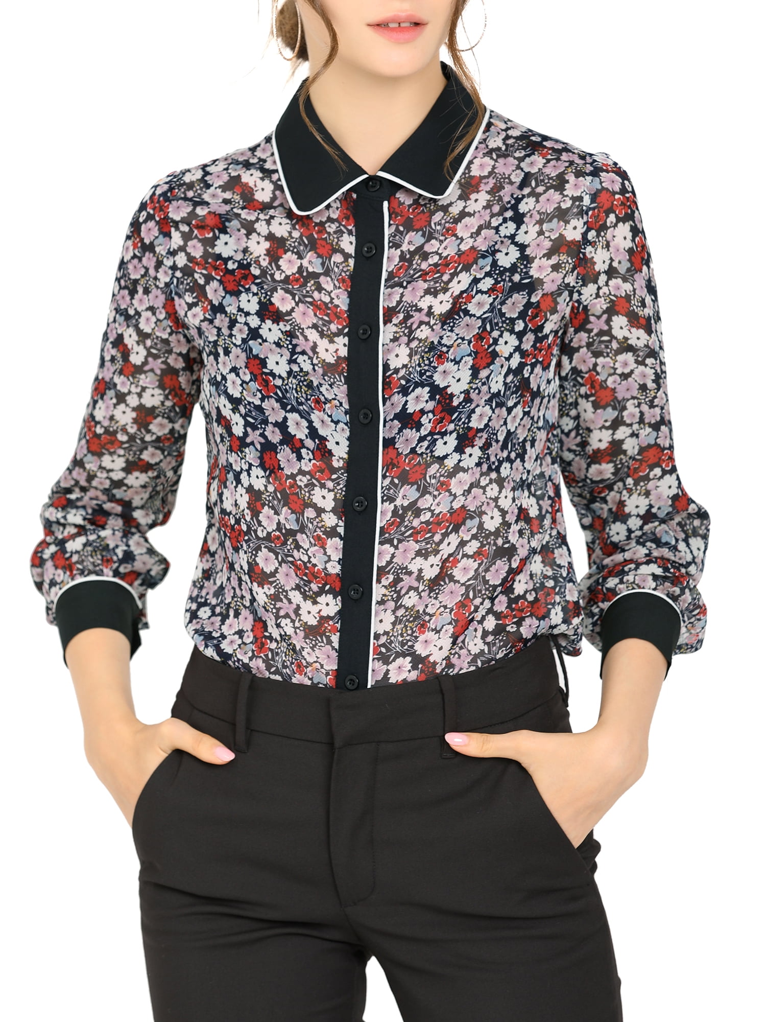 Womens patterned button up Clearance