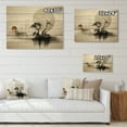 thumbnail image 4 of Designart "Sumie Zen Asian Painting I" Asian Print on Natural Pine Wood, 4 of 5