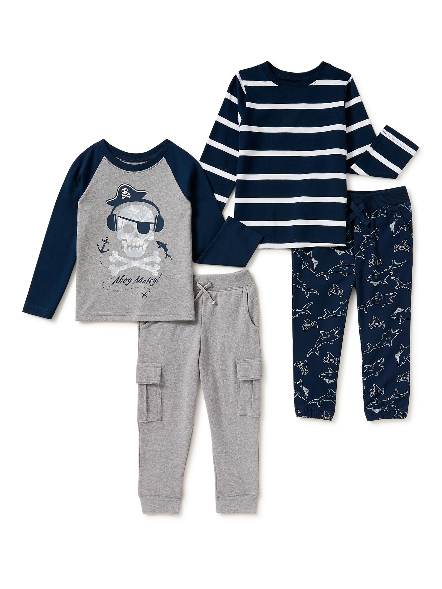 Garanimals Garanimals Baby Boy & Toddler Boy LongSleeve TShirts