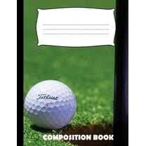 Composition Book: Golf Composition Notebook Wide Ruled (Paperback)