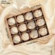 thumbnail image 1 of 12PCS Bolas de Pintura de Flocking, Decoración de la Fiesta de Navidad, Decoración del Árbol de Navidad, Ornamentos de Navidad, Bola de Navidad de Terciopelo Elegante Beige, 1 of 5