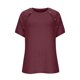 thumbnail image 4 of Tops de Mujer, Manga Corta Sólida Cuello Redondo Botón Arriba Blusa Casual de Negocios, 4 of 9