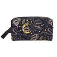 thumbnail image 2 of Uemuo Snake Sleep Pattern Portable Toiletry Bags with Handle, Waterproof travel Make up Bags for Women, Large Capacity Travel Cosmetic Bags, 2 of 9