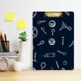 thumbnail image 2 of FORMRS Acrylic Clipboard with Low Profile Clip Standard A4 Letter Size, 12.5" x 9", Component Pattern, 2 of 8