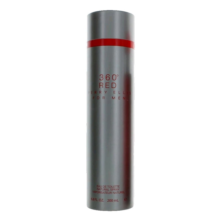 Perry Ellis 360° Red Men's Eau de Toilette Cologne Spray, 6.8 Oz