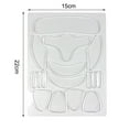thumbnail image 5 of Tnobhg 1 Set Anti-Wrinkle Patch for Face Forehead Reusable Silicone Patches Overnight Facial Patches to Smooth Frown Lines Crow's Feet Hypoallergenic Skin Care Patches, 5 of 7