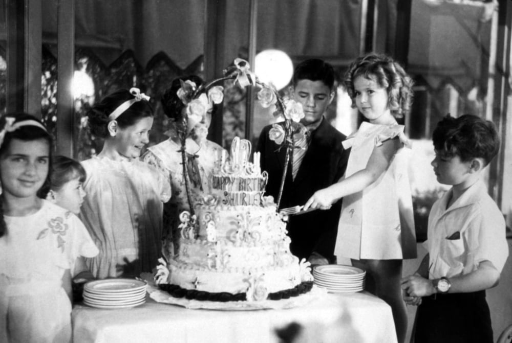 Shirley Temple At Her Sixth Birthday Party History (24 x 18) - Walmart