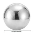thumbnail image 6 of 6 Pcs Stainless Steel Decorative Balls Metal Hollow Balls Smooth Gazing Mirror Ball for Home Garden Décor, 6 of 8