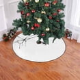 thumbnail image 2 of FMSHPON Black Spider Web Xmas Christmas Tree Skirt Stand Mat for Holiday Party Decoration Indoor Outdoor 48 inches, 2 of 3
