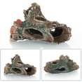 thumbnail image 4 of Visland Aquarium Landscaping Tree Stump Hole Rock Cave , Artificial Tree Root Resin Crafts Simulation Driftwood Hiding Cave Fish Tank Ornament, 4 of 8