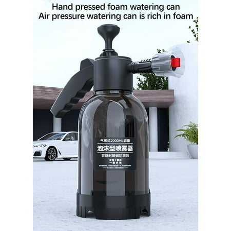 Portable Foam Bottle Sprayer High Pressure Spray Can Pressure Washer Foam Cannion Lawn and Garden Pressure Water Spray Bottle for Home Lawn & Garden and Car Washing