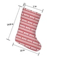 thumbnail image 5 of 3 Pcs Christmas Stockings,Red Christmas Pattern Stockings Christmas,14.8'' Xmas Stockings,Christmas Party Favors,Christmas Party Decorations,Christmas Stockings Personalized, 5 of 5