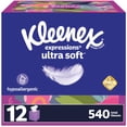 thumbnail image 1 of Pañuelos faciales Kleenex Expressions Ultra Soft 540 pañuelos, 1 of 1