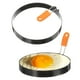 thumbnail image 1 of Uxcell 2Pcs Anillos para Huevo 6" Acero Inoxidable Antiadherente Anillo de Cocina para Pancakes con Mango de Silicona para Freír Huevos Sándwiches Tortillas Desayuno, 1 of 7