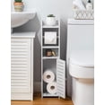 thumbnail image 4 of Toilet Storage Cabinet with Paper Holder - Space-Saving Bathroom Organizer (Multi-Color Options), 4 of 7