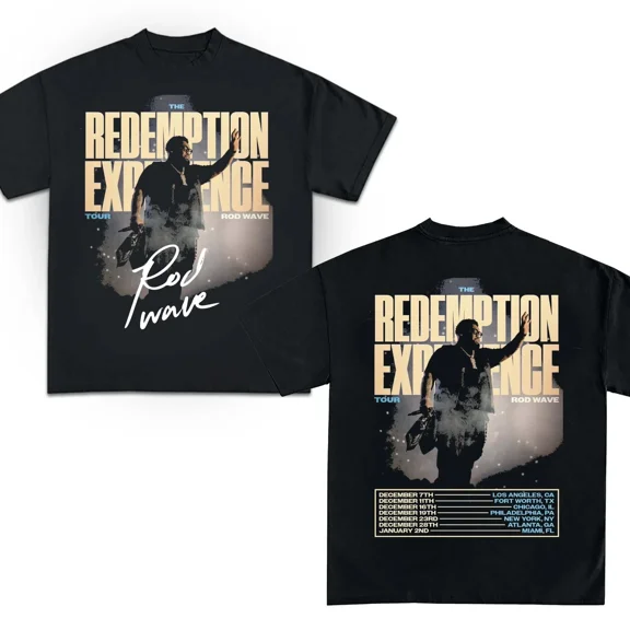 Rod Wave the Redemption Experience Tour 2025 T-shirt