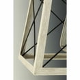 thumbnail image 4 of Graphite Dimmable Farm Home Light Lantern Geometric Chandelier, 4 of 4