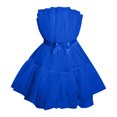 thumbnail image 5 of FcBaudy Robe Sans Manches à Col Rond, Robes d'Été pour Femmes, Robes pour Femmes Robe Femme Sans Manches Robe Courte Unie en Maille Princesse Robe Sans Bretelles pour Femmes, 5 of 5