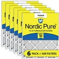 thumbnail image 2 of Nordic Pure 16x20x1 (15 1/2 x 19 1/2 x 3/4) Pleated MERV 10 Air Filters 6 Pack, 2 of 6