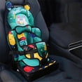 thumbnail image 2 of Upgraded Child Travel Seat Skin-friendly Child Safety Seat with Soft Padding, Cute Pattern Baby Car Seat Belt Protector, Yellow, 2 of 5