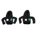thumbnail image 2 of LAZIOEGR Universal Velvet Handlebar Hoodie Cover – Decorative Knob Protector for Scooter, Tricycle & Handbrake – Black, 2 of 8