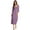 Lavender, variant on Moomaya Square Neck Chic Smocked Dress, Multi-Wear Style Midi Brunch Dress With Side Slit