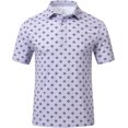 thumbnail image 1 of AIR-Men's Golf Polo Shirt Button Down Lightweight Workout Casual Summer Collared T-Shirt, 1 of 4