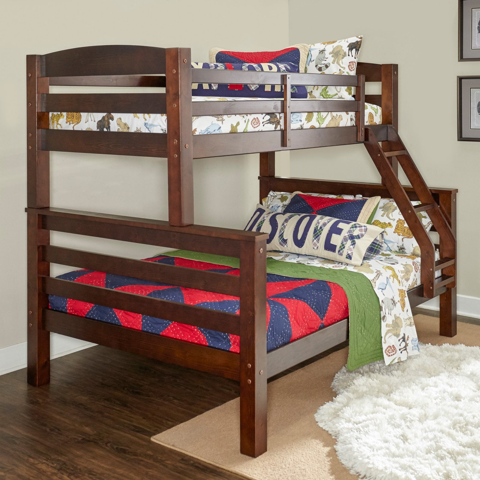 Powell Levi Twin Full Bunk Bed Multiple Colors Com