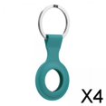 thumbnail image 1 of Runquan 4X Étui de Protection en Silicone pour AirTags Vert Foncé 4 Pcs, 1 of 7