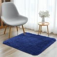thumbnail image 3 of Buganda Area Rugs for Living Room 2'X3', Soft and Fluffy Shaggy Carpet for Pets, Machine Washable Floor Rugs for Bedroom, Navy, 3 of 8