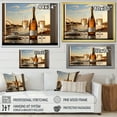 thumbnail image 4 of Designart "Dreamy Bubbles I" Wine & Champagne Floater Framed Wall Art Living Room, 4 of 5