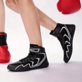 thumbnail image 7 of Men's & Unisex (for all-gender) Boxing Training Shoes - Lightweight Breathable Combat Sports Footwear with Anti-Slip Rubber Sole, Hook-and-Loop Closure - All-Season Gym, MMA, Kickboxing Sneakers, 7 of 7