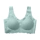 thumbnail image 2 of Sujetador de mujer Sujetador Hacer subir acolchado inalámbrico Sujetador deportivo de látex desmontable Ropa interior superior, Verde, L Advancent AP001365-02, 2 of 7