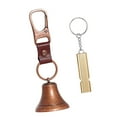 thumbnail image 4 of Bear Bell Survival Whistle Keyring Lightweight Iron Alloy for Outdoor Hiking Camping Backpackers, 4 of 9