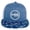 Blue, variant on Flat Brim Trucker Cap Adjustable Snapback Hat Mesh Back For Men Women