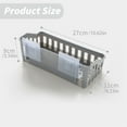 thumbnail image 2 of 2-Pack Corner Storage Rack, Shower Caddy Organizer Shelf Rack Hanging Wall Mount Organizer Basket for Kitchen, Bathroom, Shower, Sponges, Cleaning Tools, Space Saving Design Gray 2pc, 2 of 8