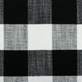 thumbnail image 3 of Mainstays Buffalo Plaid Woven Cotton Runner, 1 Piece, Black and White, 3 of 5
