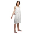 thumbnail image 3 of Moomaya Round Neck WoMen's A-Line Nightdress Sleeveless Printed Cotton Nightwear, 3 of 6