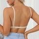 thumbnail image 4 of Gibobby Brasier deportivo para mujer Sujetador informal sin costuras para mujer(Beige,75B), 4 of 5