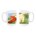 thumbnail image 1 of Golden Retriever Dishwasher Safe Microwavable Ceramic Coffee Mug 15 oz., 1 of 1