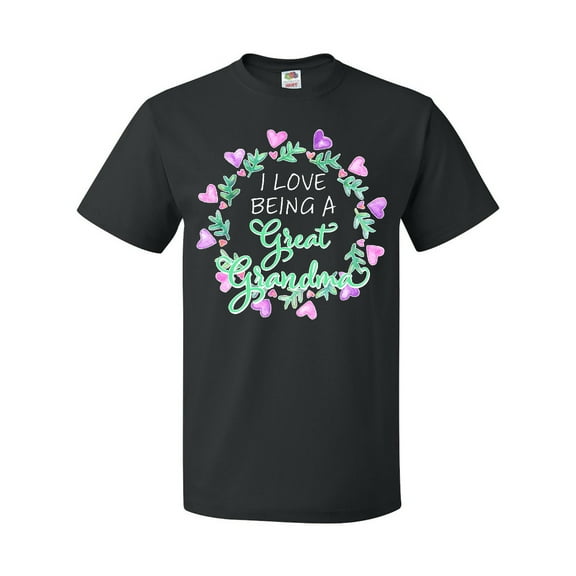 Inktastic I Love Being a Great Grandma- Circle of Hearts T-Shirt
