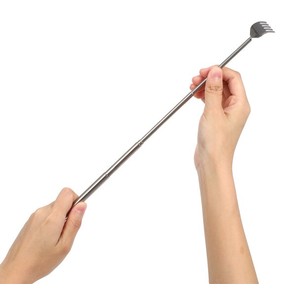Professional Telescopic Back Scratcher Stainless Steel Massager Extendable Pen Shape Body Massager