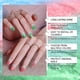 thumbnail image 4 of Semi Cured Gel Nail Strips, Works with Any Nail Lamps, Long Lasting, Easy to Apply & Remove, Includes 1 Prep Pads, Nail File & Wooden Stick, 4 of 5
